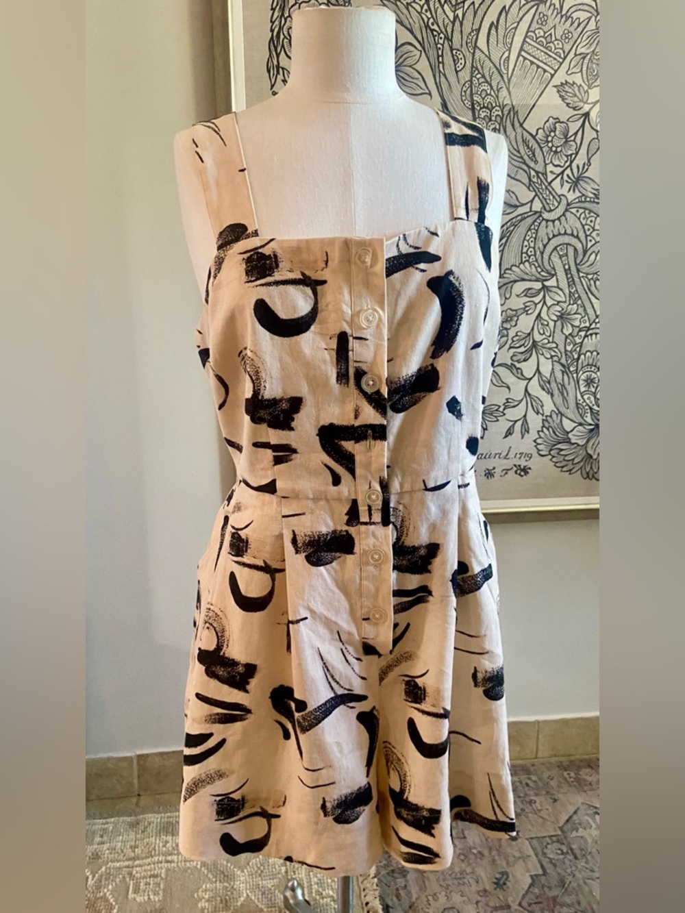A New Day Abstract Romper